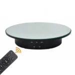 20cm Remote Control Electric Turntable Live Shooting Rotating Display Stand