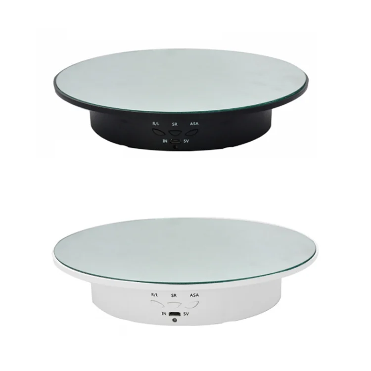 TBD06037544_B1.webp 20cm Remote Control Electric Turntable Live Shooting Rotating Display Stand - Image 2