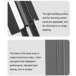 24W 72 LEDs Handheld Full-color RGB Stick Light Photography Light with Barndoor - Image 11