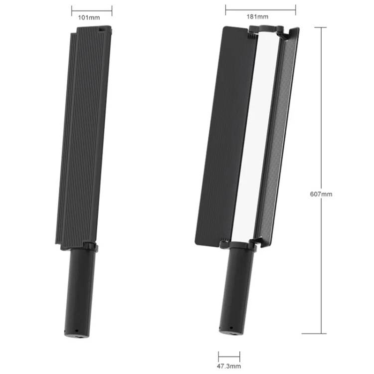 TBD06037661_2.webp 24W 72 LEDs Handheld Full-color RGB Stick Light Photography Light with Barndoor - Image 3