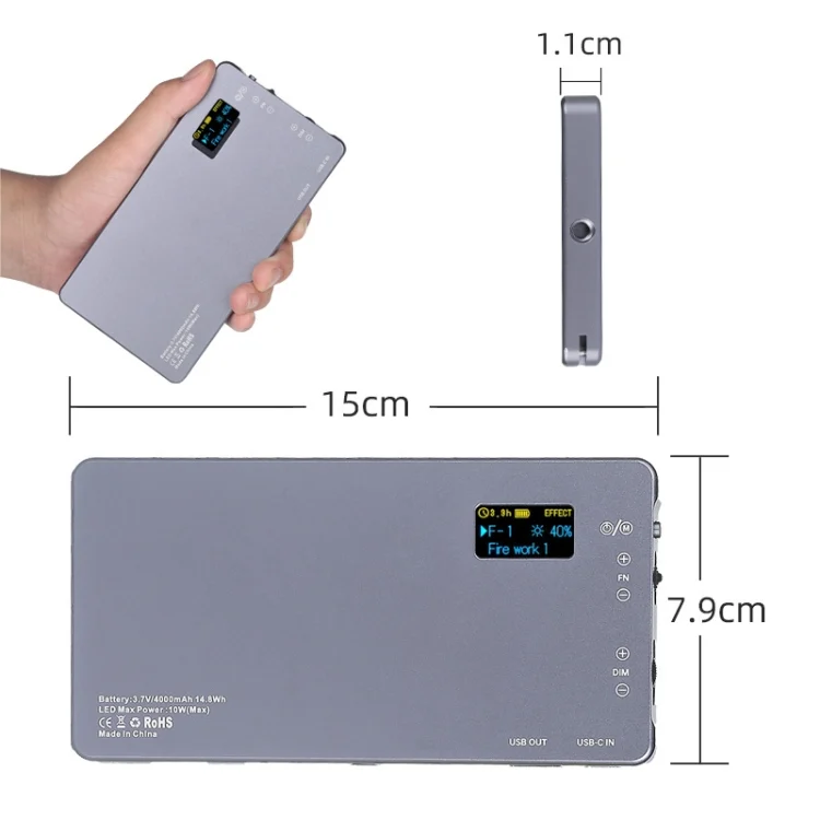 TBD06037663_B2.webp 135 LEDs Live Fill Light Handheld Adjustable Photography Light Camera Pocket Light - Image 3