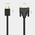 VEGGIEG HDMI To DVI Computer TV HD Monitor Converter Cable Can Interchangeable - Image 2