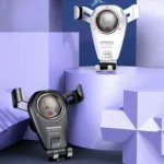 S-06 Car Air Outlet Gravity Holder Retractable Rotating Mobile Phone Bracket - Image 2
