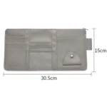 Car Sun Visor Decorative Storage Bill Glasses Holder - Image 2