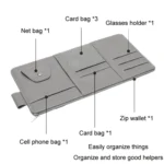 Car Sun Visor Decorative Storage Bill Glasses Holder - Image 3