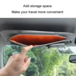 Car Sun Visor Decorative Storage Bill Glasses Holder - Image 5