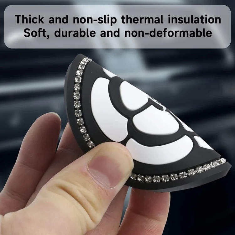 TBD06038011_B4.webp Car Water Cup Anti-skid Mat Door Slot Interior Modification Mat With diamond - Image 5
