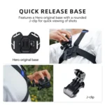 TELESIN Chest Strap Mount Waistcoat Belt Mount For Action Camera - Image 4