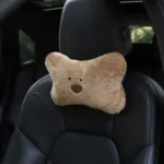 Car Cartoon Bear Plush Seat Upholstery Pillow