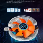 EVESKY  Desktop Computer CPU Fan 1155 775 AMD Universal Mute Down Pressure CPU Radiator - Image 7