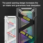 EVESKY Acrylic Side Transparent ATX Computer Case With 6 Fans Position And USB 3.0 Interface - Image 8