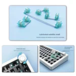 67 Keys Three-mode Customized DIY With Knob Mechanical Keyboard Kit Supports Hot Plug RGB Backlight - Image 5