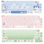 66 Keys 5-sided Heat Rise PBT Personalized Keycaps - Image 2