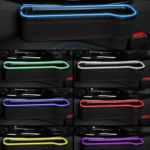 Car Central Control Seat Gap Storage Box with Dual USB Ambient Lights - Image 11