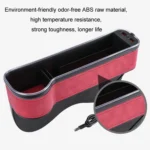 Car Central Control Seat Gap Storage Box with Dual USB Ambient Lights - Image 4