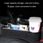 Car Central Control Seat Gap Storage Box with Dual USB Ambient Lights - Image 10
