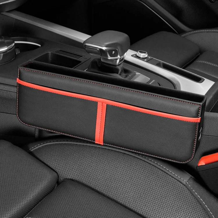 Leather Car Seat Gap Multifunctional Storage Box