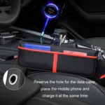 Leather Car Seat Gap Multifunctional Storage Box - Image 5