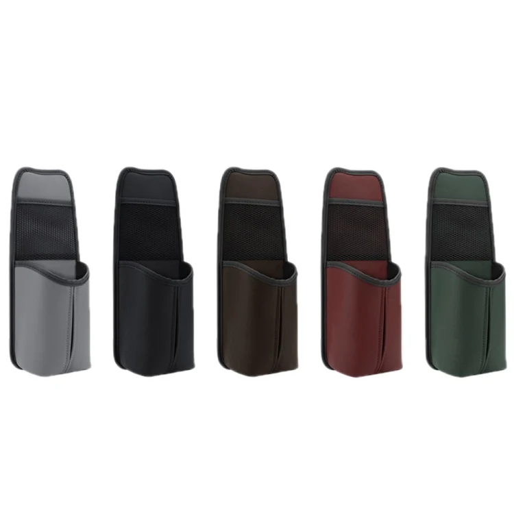 TBD06038403_B1.webp Car Seat Leather Multifunctional Tissue Water Cup Storage Hanging Bag - Image 2