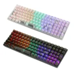 100 Keys Customized Gaming Wired Mechanical Keyboard Transparent Keycap - Image 2