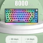 82 Keys Bluetooth Wireless 3-mode RGB Hot-plug Customized Mechanical Keyboard Kit - Image 5