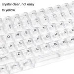 132 Keys DIY Customized Mechanical Keyboard Universal Transparent Crystal Keycap - Image 2