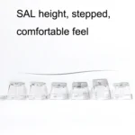 132 Keys DIY Customized Mechanical Keyboard Universal Transparent Crystal Keycap - Image 5