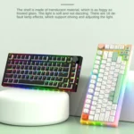 82 Keys Bluetooth Wireless 3-mode RGB Hot-plug Customized Mechanical Keyboard Kit + Keycap - Image 11