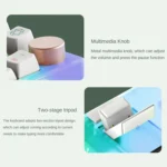 82 Keys Bluetooth Wireless 3-mode RGB Hot-plug Customized Mechanical Keyboard Kit + Keycap - Image 4