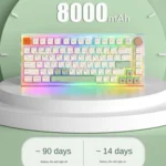 82 Keys Bluetooth Wireless 3-mode RGB Hot-plug Customized Mechanical Keyboard Kit + Keycap - Image 8