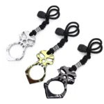 Rose Thorn Single Finger Buckle Self-defense Broken Window Keychain - Image 2