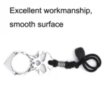 Rose Thorn Single Finger Buckle Self-defense Broken Window Keychain - Image 4