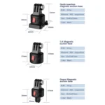 For GoPro/Insta360 GO 3 Action Camera Magnetic Gimbal Base Adapter Accessories - Image 3