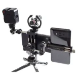 XILETU XJ-8 Aluminum Alloy Camera Head Tripod Mobile Phone Clip - Image 11