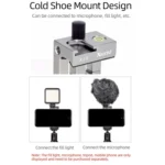 XILETU XJ-8 Aluminum Alloy Camera Head Tripod Mobile Phone Clip - Image 6