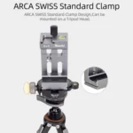 XILETU XJ-8 Aluminum Alloy Camera Head Tripod Mobile Phone Clip - Image 8