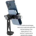 XILETU Metal Swivel Cold Shoe Mobile Phone Clip Photography Fixed Tripod - Image 6