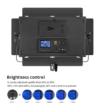Pixel P45pro High Bright Dual Color Temperature Fill Light 120W Normal Bright Studio Camera Soft Light - Image 11