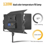 Pixel P45pro High Bright Dual Color Temperature Fill Light 120W Normal Bright Studio Camera Soft Light - Image 12