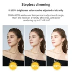 Pixel P45pro High Bright Dual Color Temperature Fill Light 120W Normal Bright Studio Camera Soft Light - Image 16