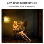 Pixel P45pro High Bright Dual Color Temperature Fill Light 120W Normal Bright Studio Camera Soft Light - Image 19