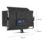 Pixel P45pro High Bright Dual Color Temperature Fill Light 120W Normal Bright Studio Camera Soft Light - Image 3