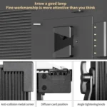 Pixel P45pro High Bright Dual Color Temperature Fill Light 120W Normal Bright Studio Camera Soft Light - Image 6