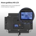 Pixel P45pro High Bright Dual Color Temperature Fill Light 120W Normal Bright Studio Camera Soft Light - Image 10