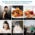 Pixel P50 Dual Color Temperature Flat Panel Fill Light 45W Soft Outdoor Shooting Fill Light For Straight Photography - Image 16