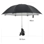 50cm Camera Umbrella Sunshade Adjustable Mobile Phone Parasol With Clip - Image 2