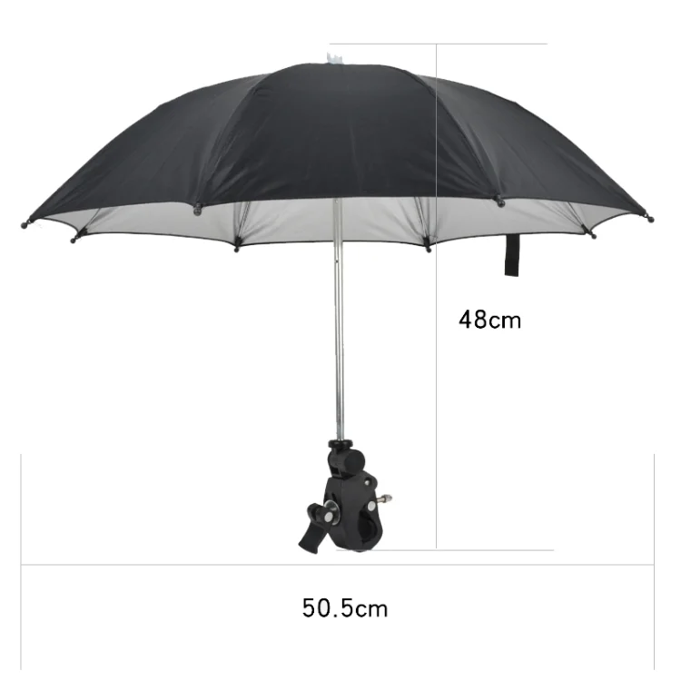 TBD06038780_1.webp 50cm Camera Umbrella Sunshade Adjustable Mobile Phone Parasol With Clip - Image 2