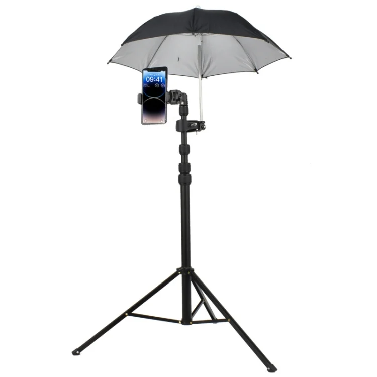 TBD06038780_5.webp 50cm Camera Umbrella Sunshade Adjustable Mobile Phone Parasol With Clip - Image 6