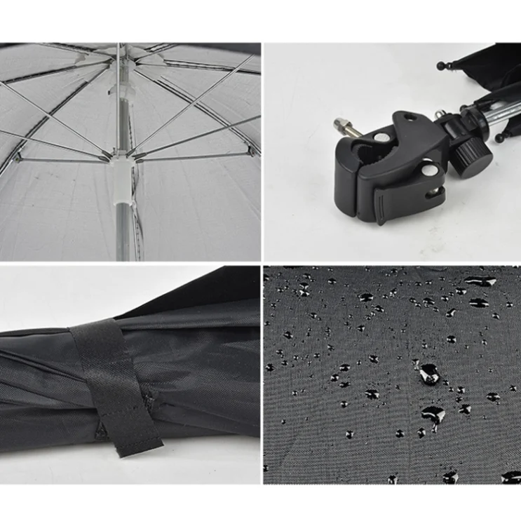 TBD06038780_6.webp 50cm Camera Umbrella Sunshade Adjustable Mobile Phone Parasol With Clip - Image 7