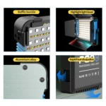 Pixel P80 60W 2600-10000K 542 LEDs Photography Fill Light Support Mobile APP Remote Control - Image 7